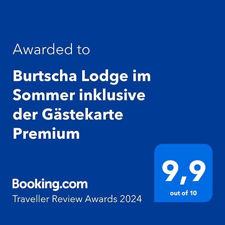 Burtscha Lodge Bürserberg Exterior foto